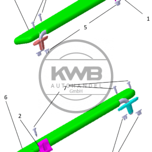 Sonnenblende links Befestigung - 1