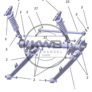 Metallische Sicherungs-Sechskant-Flanschmutter - 35