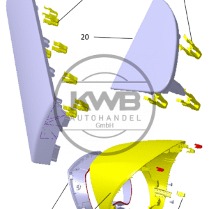 Untere Abdeckung des Kombiinstruments - 23